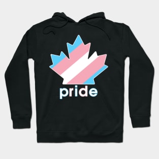 Trans Pride Maple Leaf Hoodie